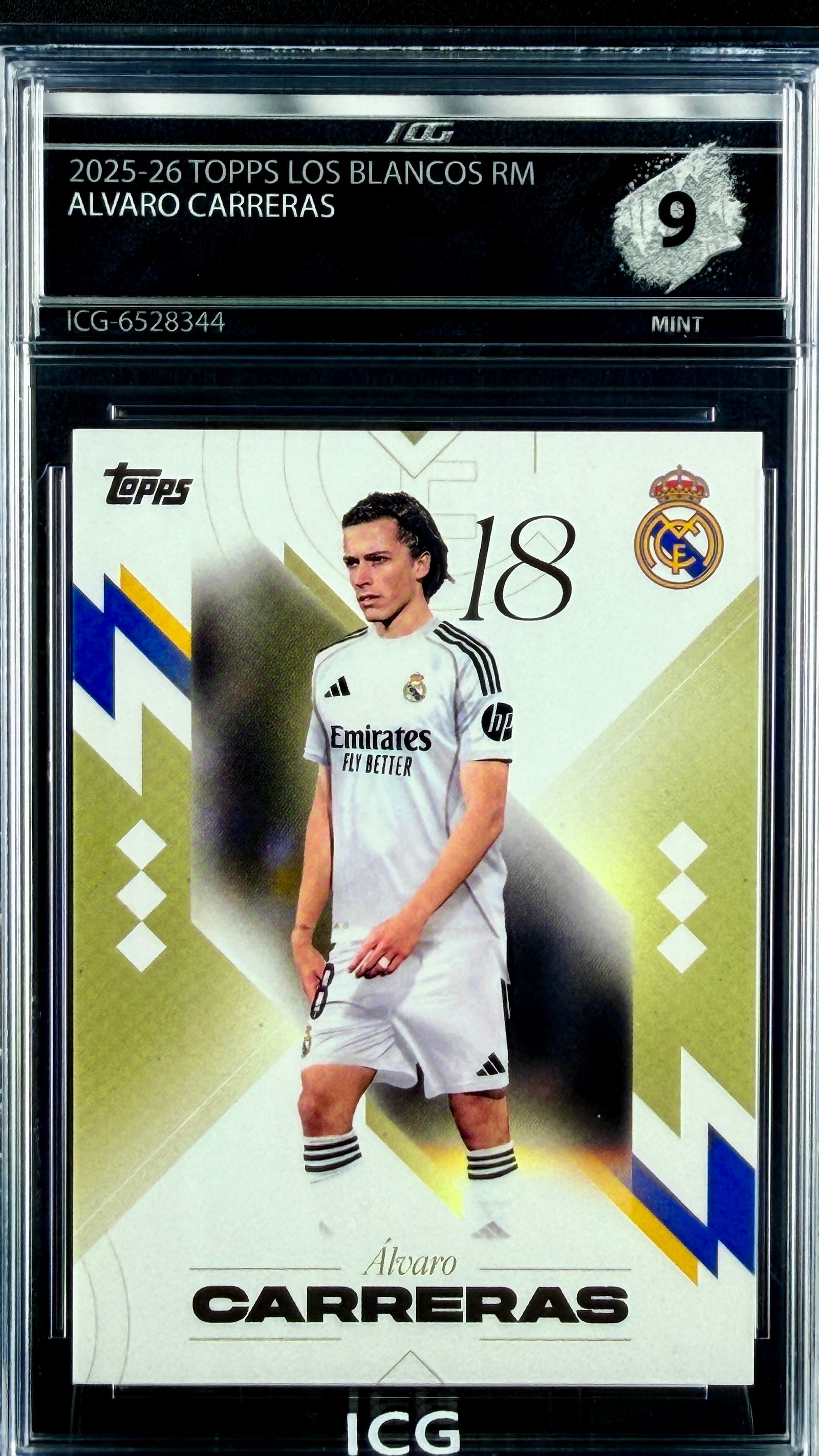 ALVARO CARRERAS · 2025-26 TOPPS LOS BLANCOS RM
