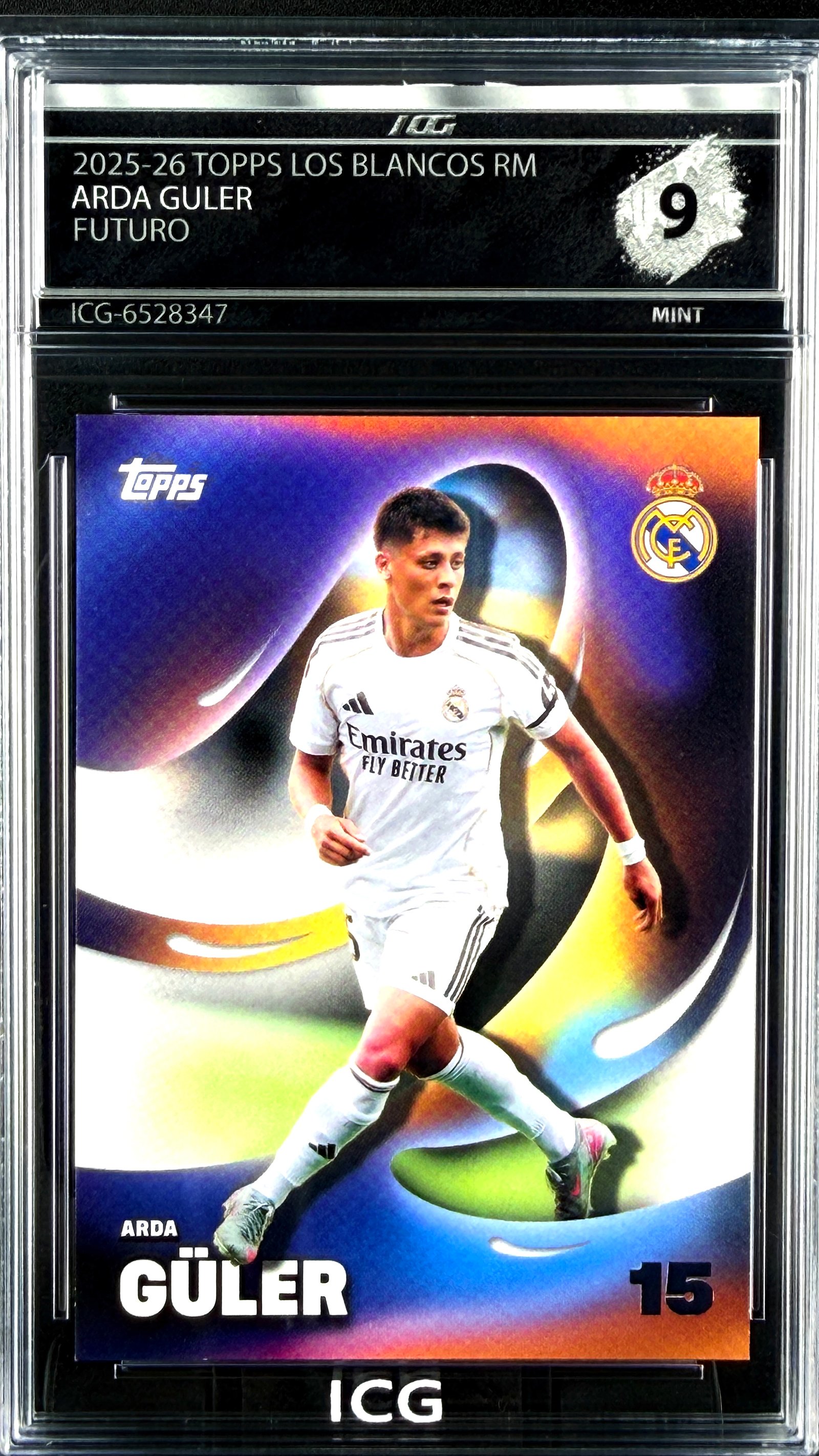 ARDA GULER · 2025-26 TOPPS LOS BLANCOS RM · FUTURO