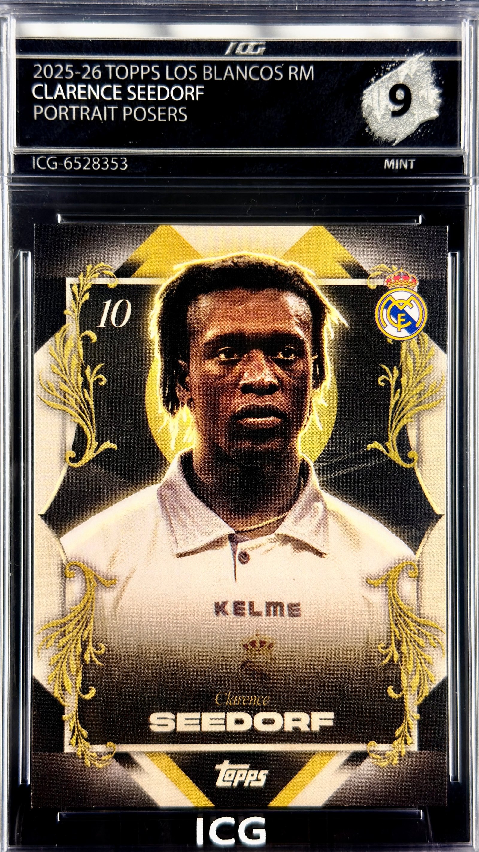 CLARENCE SEEDORF · 2025-26 TOPPS LOS BLANCOS RM · PORTRAIT POSERS