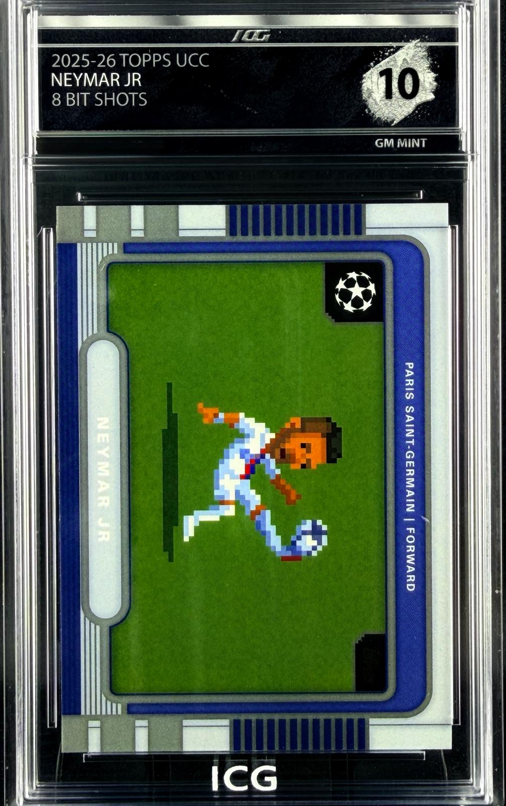 NEYMAR JR · 2025-26 TOPPS UCC · 8 BIT SHOTS