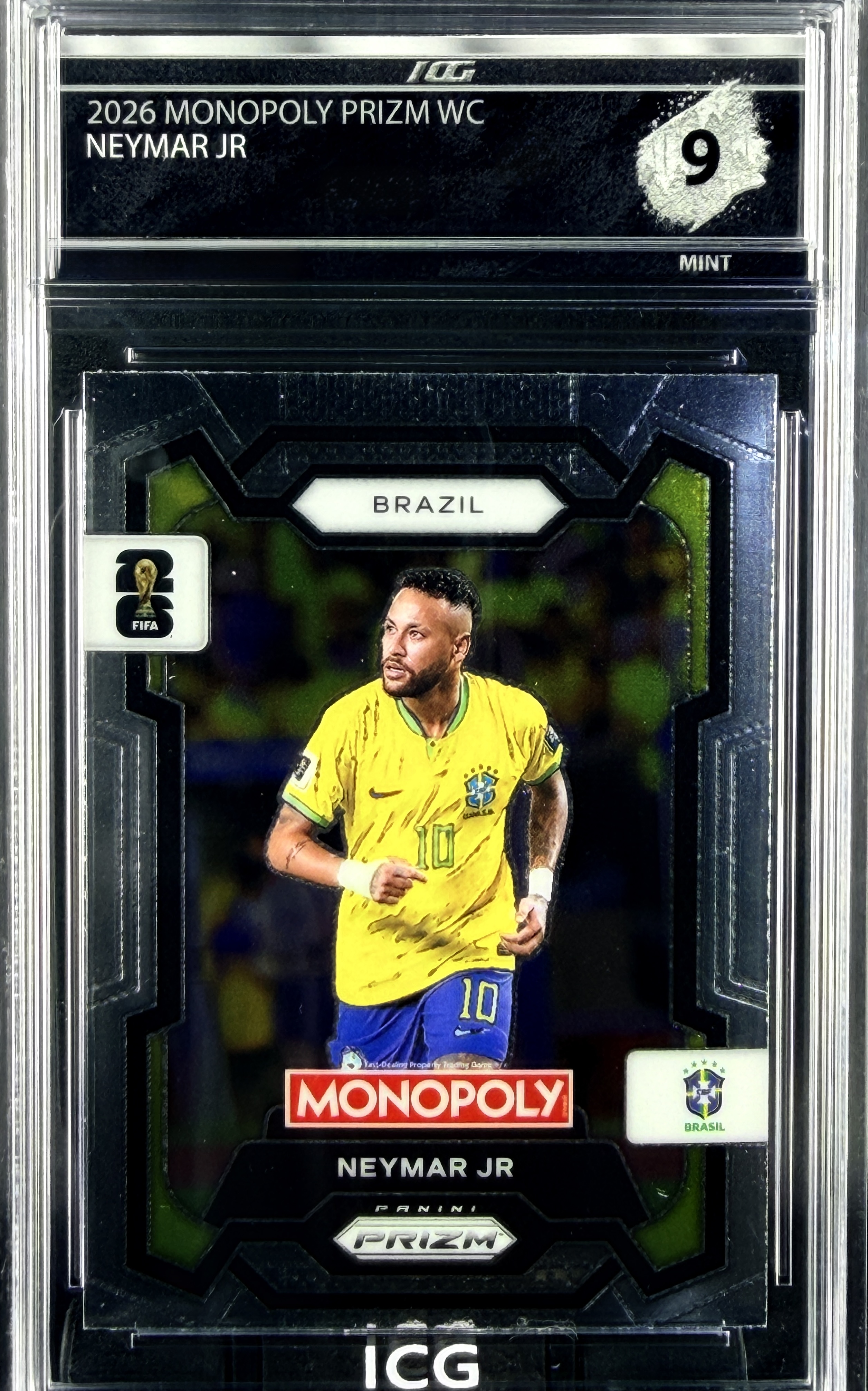 NEYMAR JR · 2026 MONOPOLY PRIZM WC