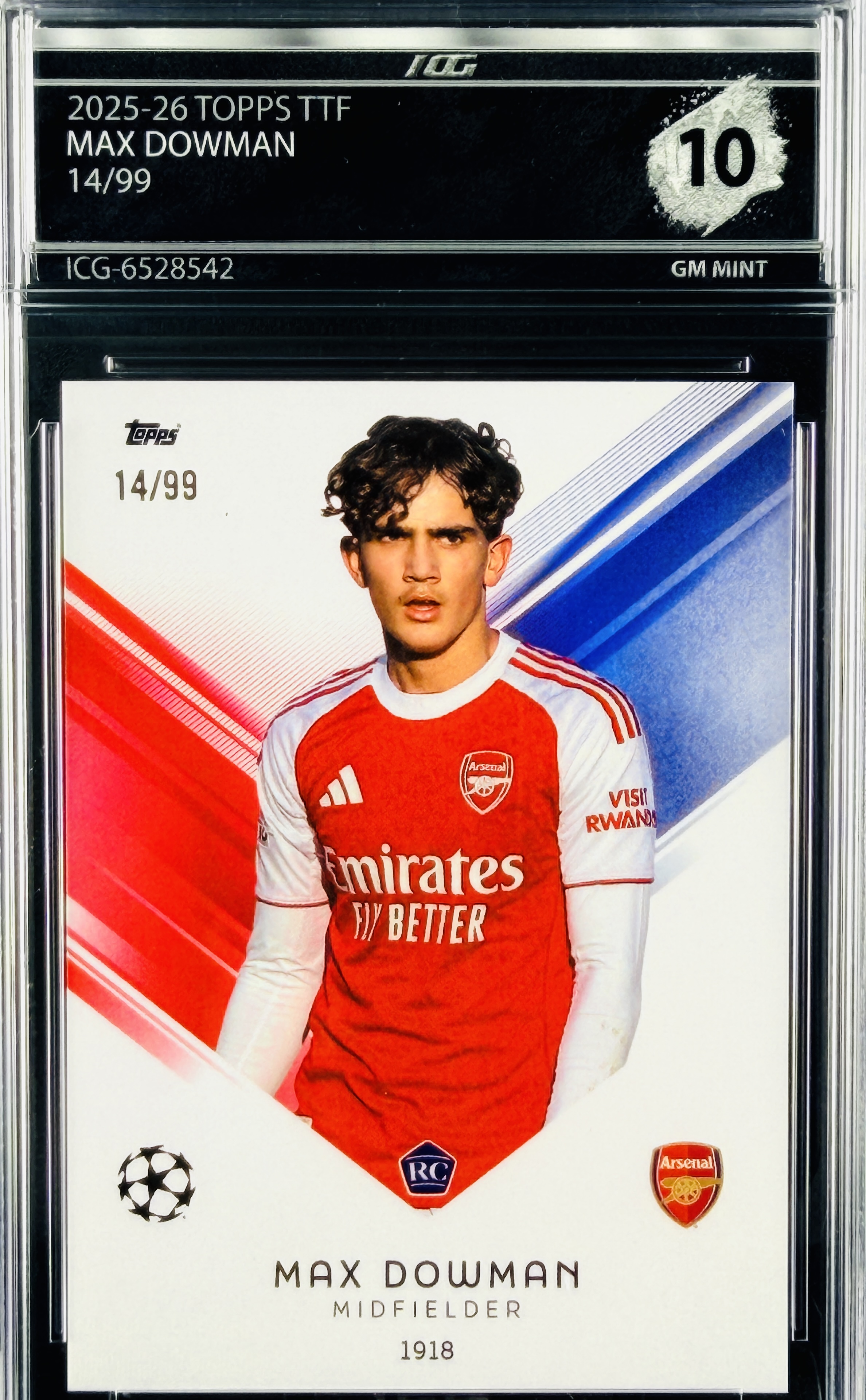 MAX DOWMAN · 2025-26 TOPPS TTF · 14/99