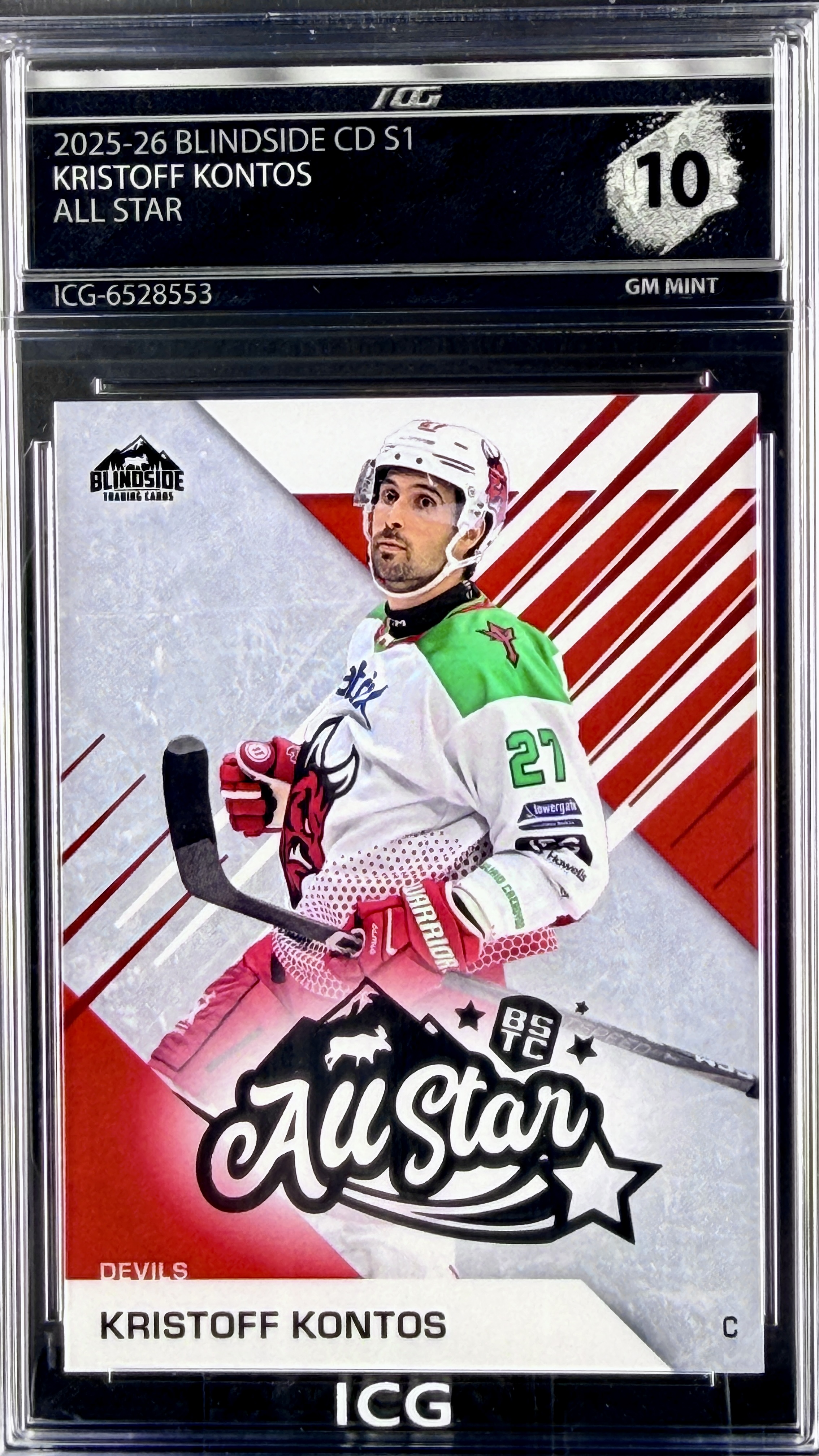 KRISTOFF KONTOS · 2025-26 BLINDSIDE CD S1 · ALL STAR