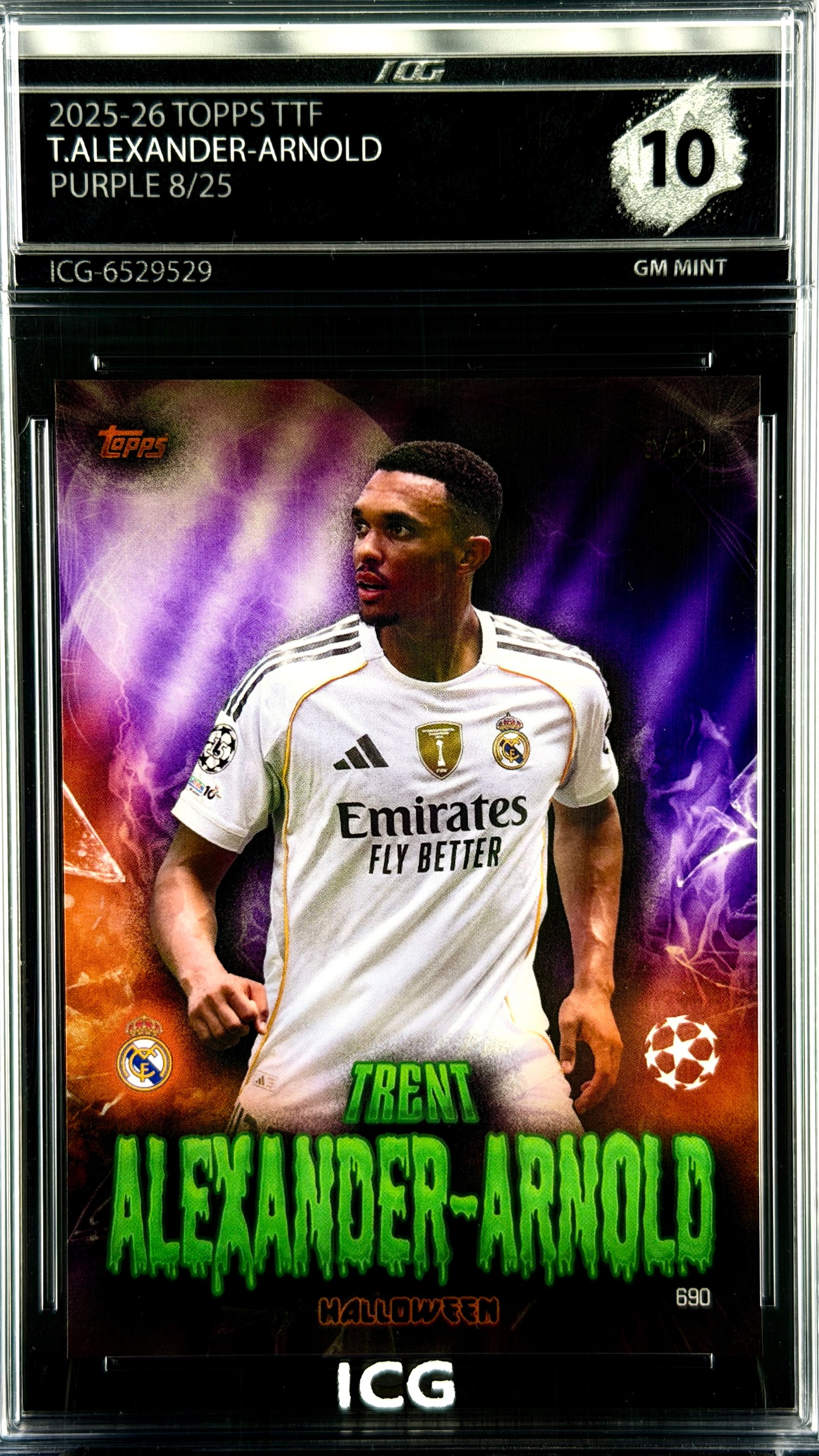 T.ALEXANDER-ARNOLD · 2025-26 TOPPS TTF · PURPLE 8/25