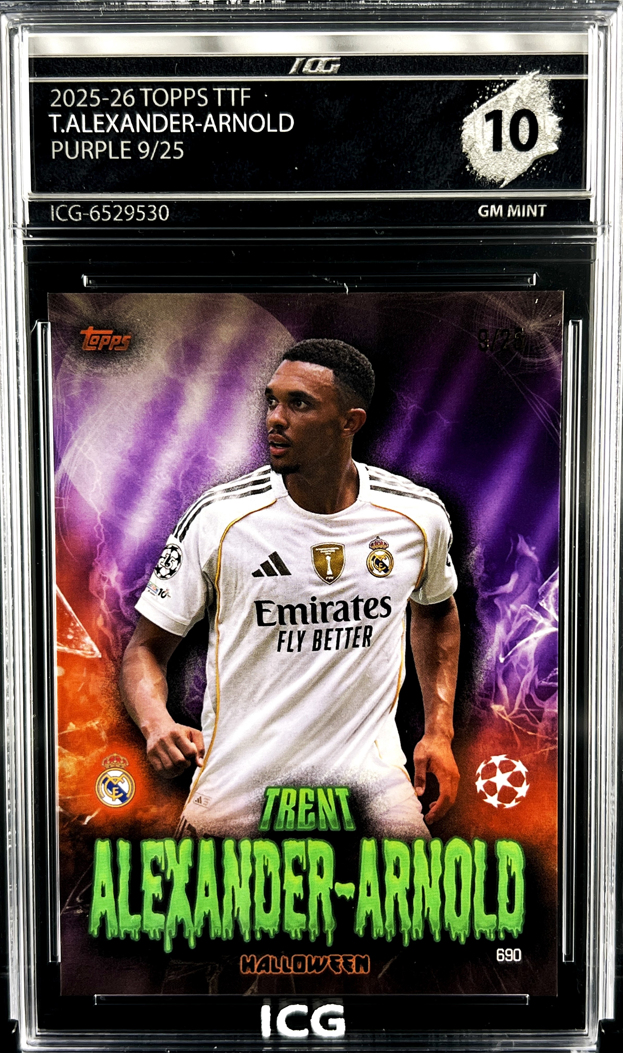 T.ALEXANDER-ARNOLD · 2025-26 TOPPS TTF · PURPLE 9/25