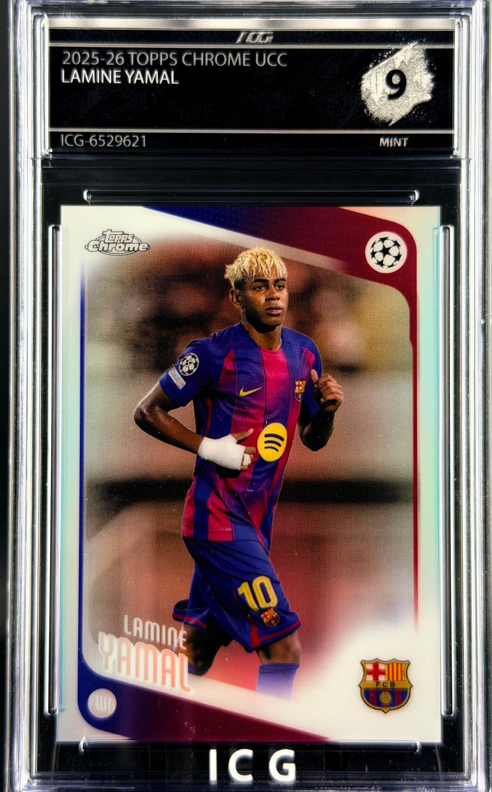 LAMINE YAMAL · 2025-26 TOPPS CHROME UCC