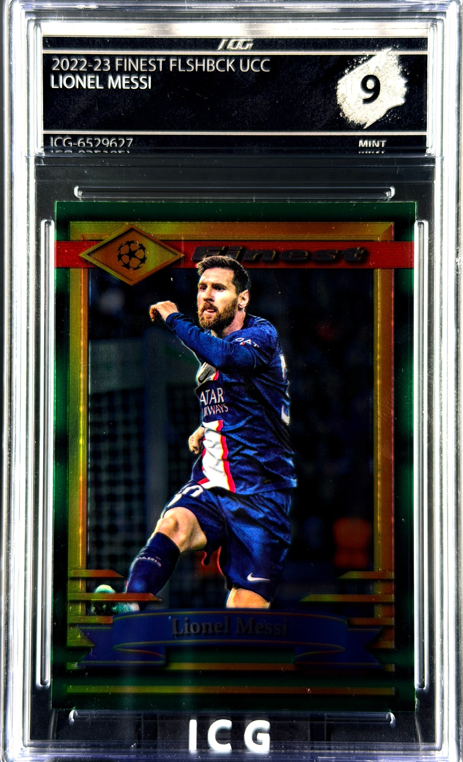 LIONEL MESSI · 2022-23 FINEST FLSHBCK UCC