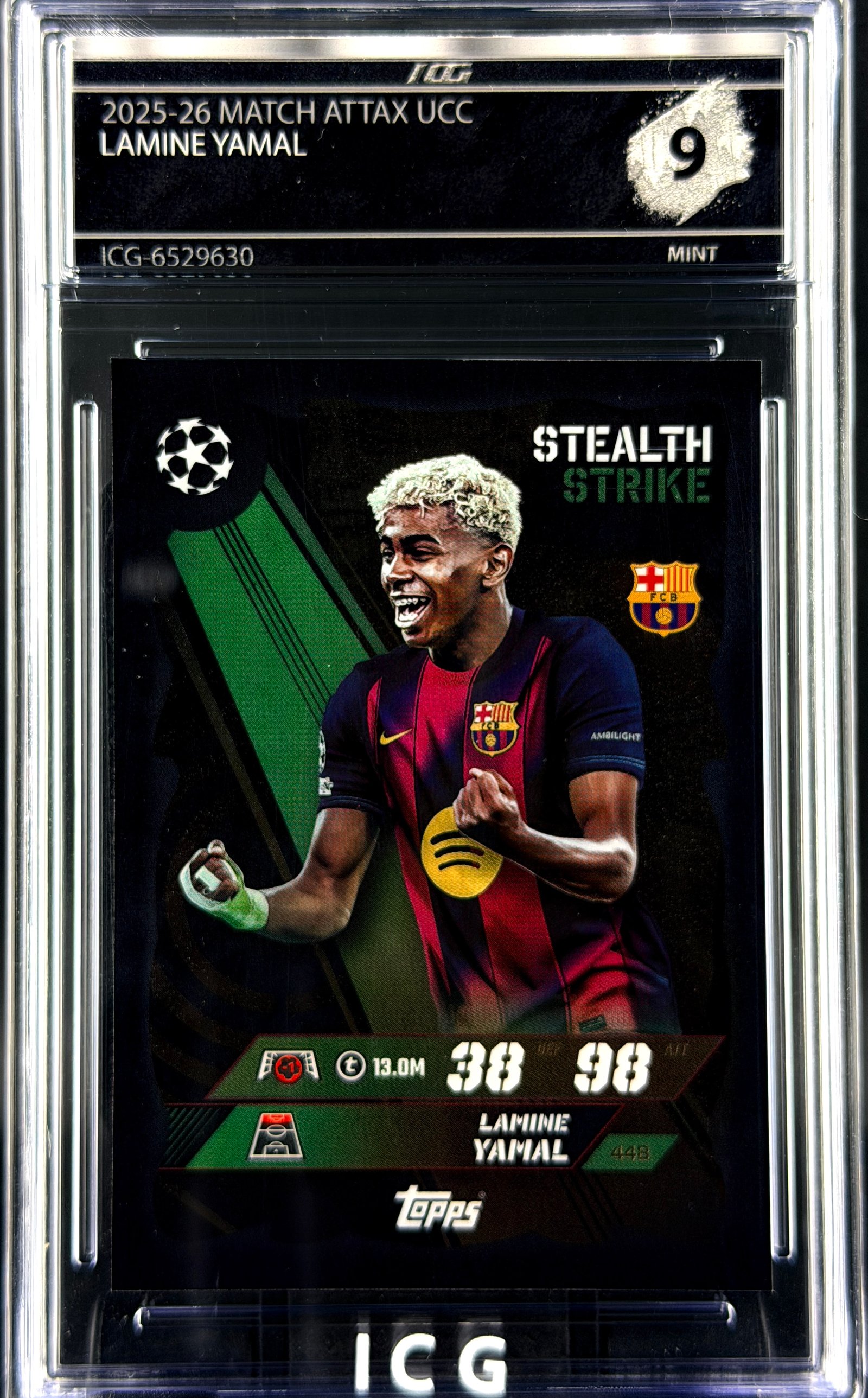 LAMINE YAMAL · 2025-26 MATCH ATTAX UCC